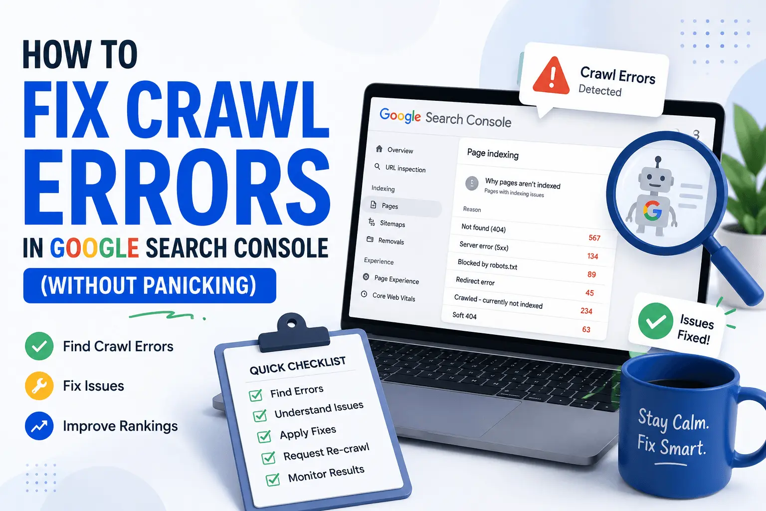 How to Fix Crawl Errors in Google Search Console (Without Panicking)