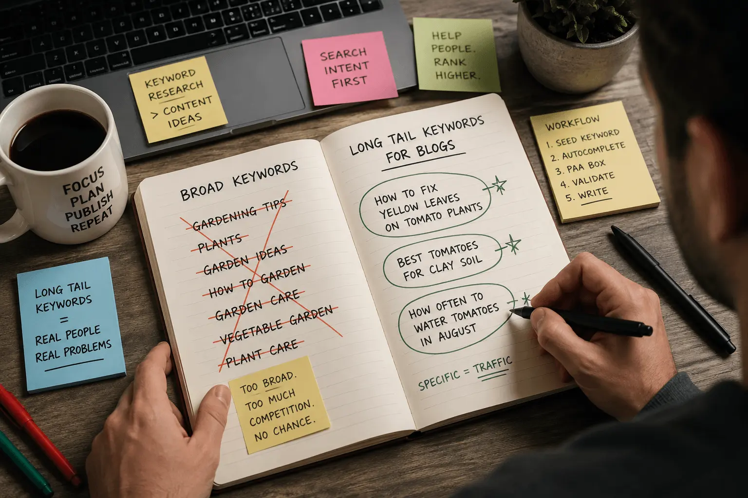 Keyword Research for Blog Posts (Without Losing Your Mind) - SEO guide and tips