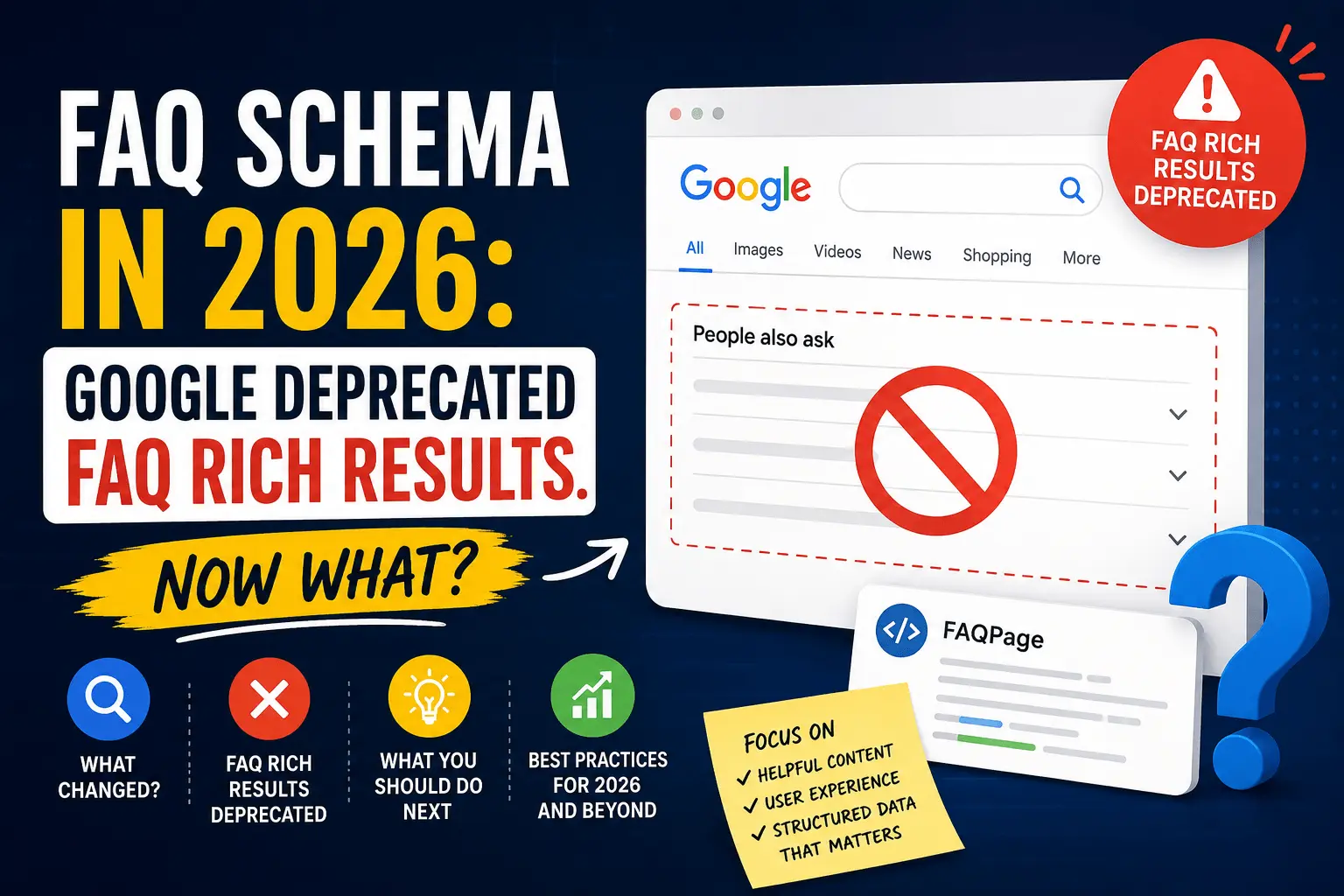FAQ Schema in 2026: Google Deprecated FAQ Rich Results. Now What?