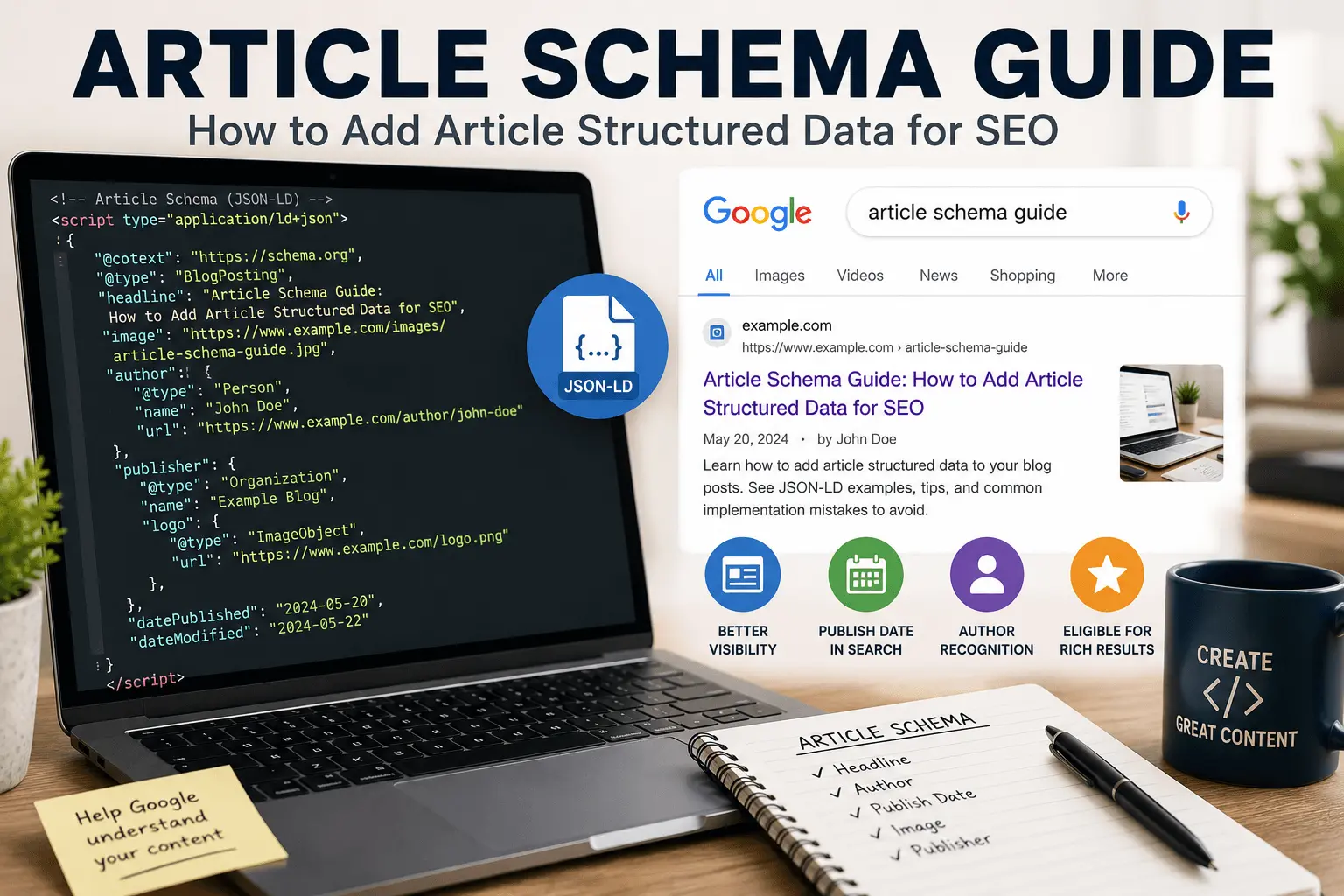 Article Schema Guide: How to Add Article Structured Data for SEO