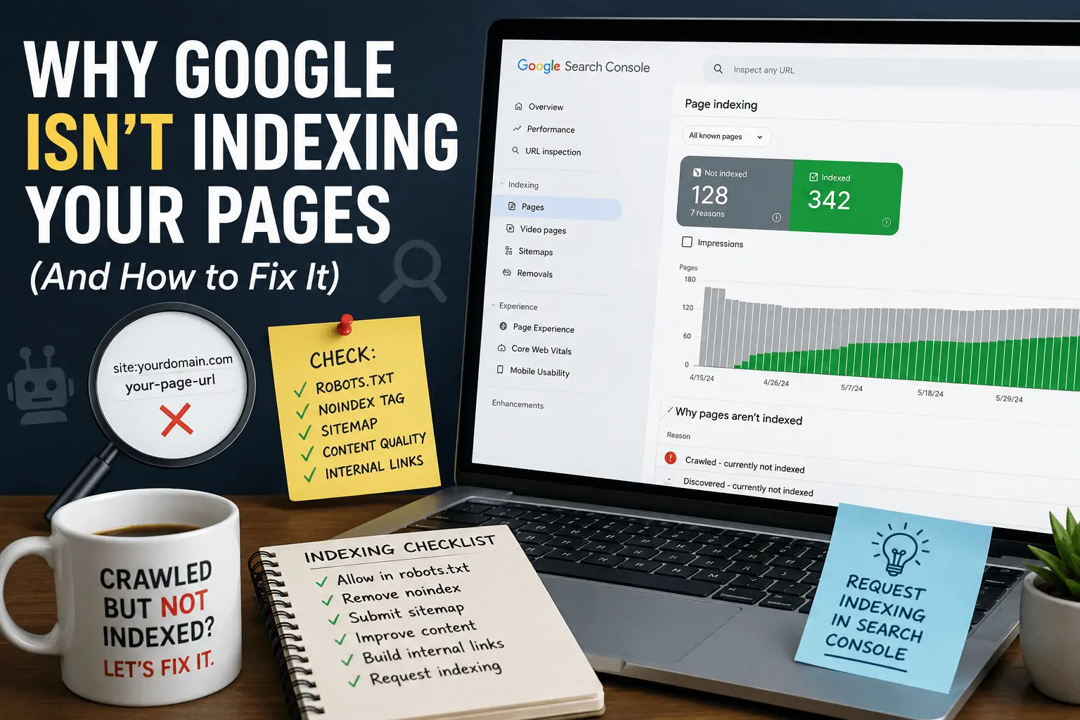 Why Google Isn't Indexing Your Pages (And How to Fix It)