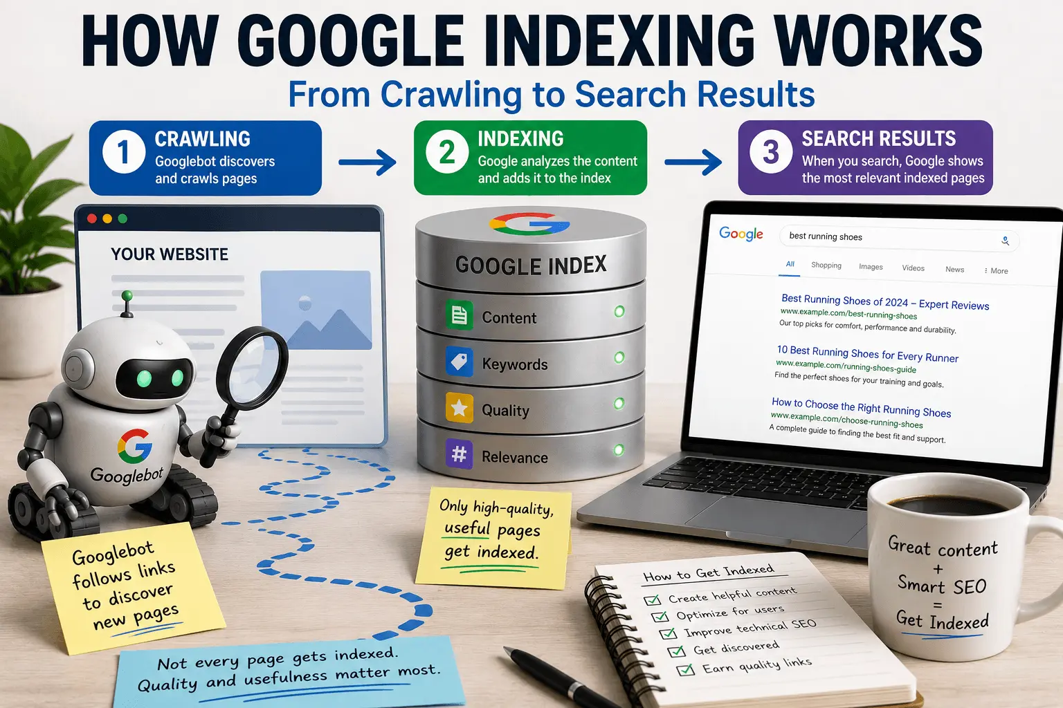 How Google Indexing Works: From Crawling to Search Results