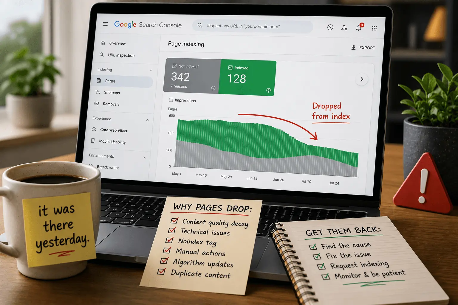Why Pages Drop From Google's Index (And How to Get Them Back)