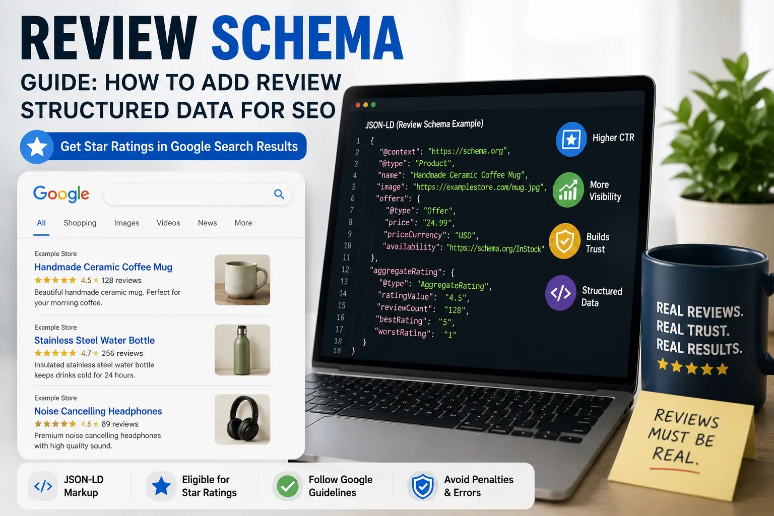 Review Schema Guide: How to Add Review Structured Data for SEO - SEO guide and tips