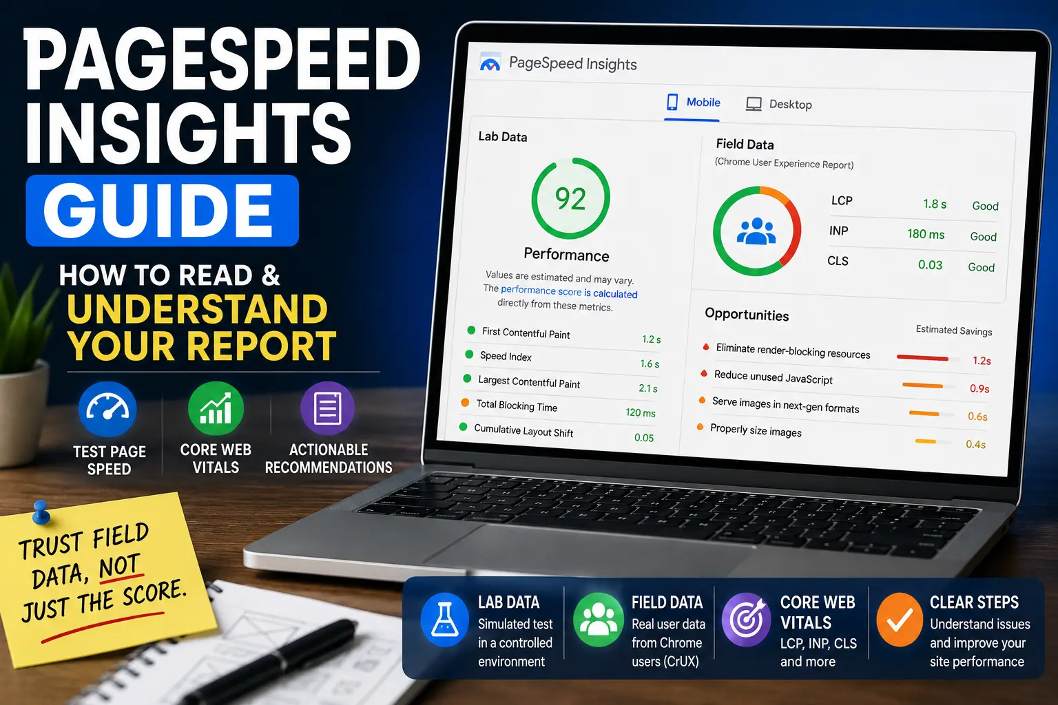 PageSpeed Insights Guide: How to Read and Understand Your Report - SEO guide and tips